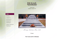 Desktop Screenshot of dugasvaults.com